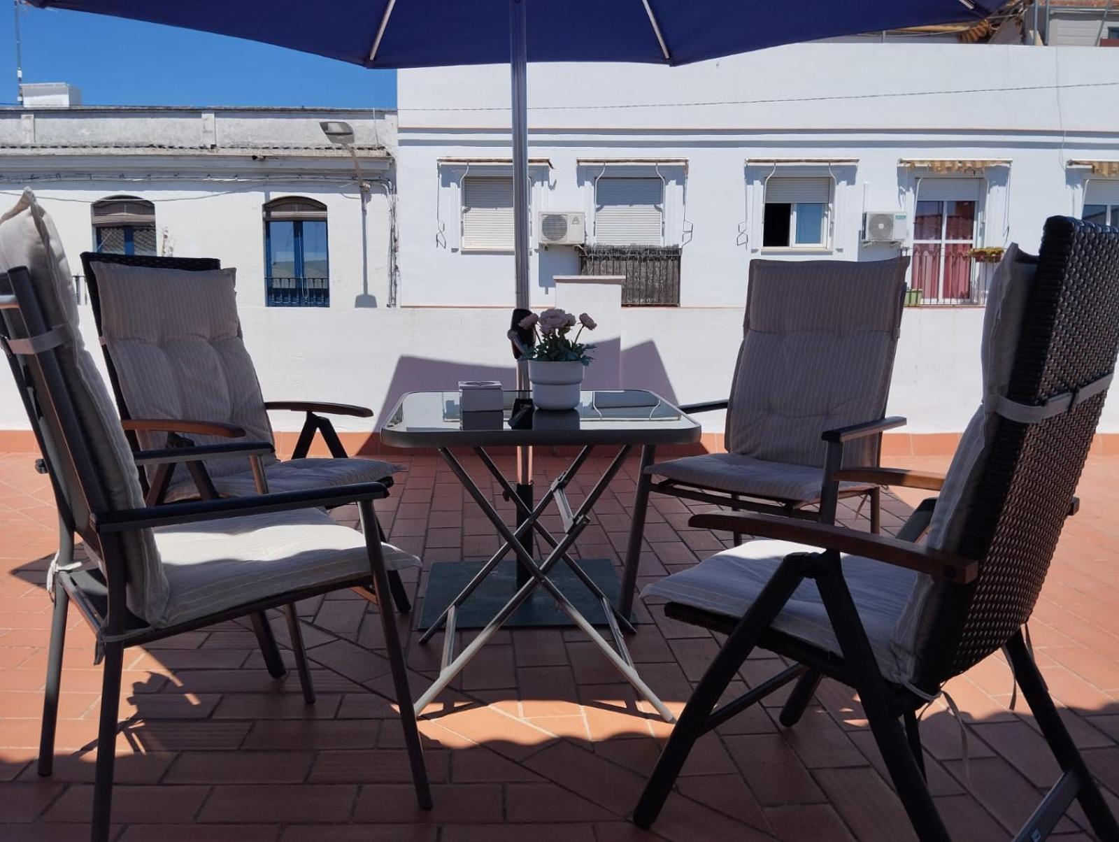 Apartamento 2 Habitaciones Sanlucar La Mayor N-431 Sevilla-Huelva Luaran gambar